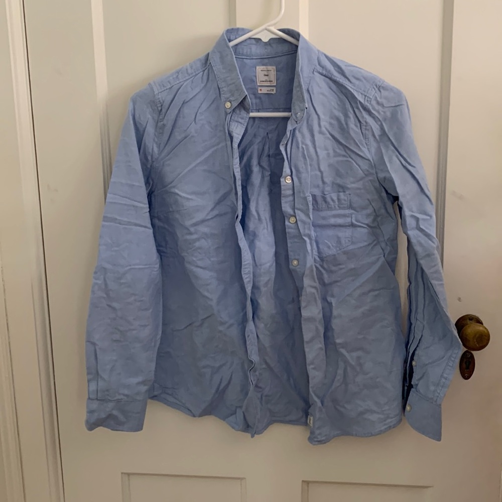 Gap The Shrunken Boyfriend Button Up